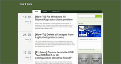 Desktop Screenshot of how2guru.com