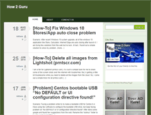 Tablet Screenshot of how2guru.com